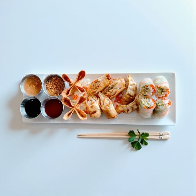 Pho La La Sample Platter.